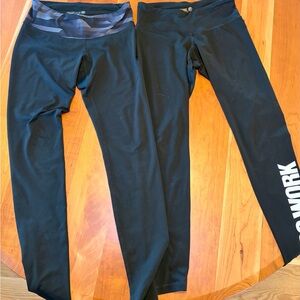 Two Pairs Black Old Navy Leggings